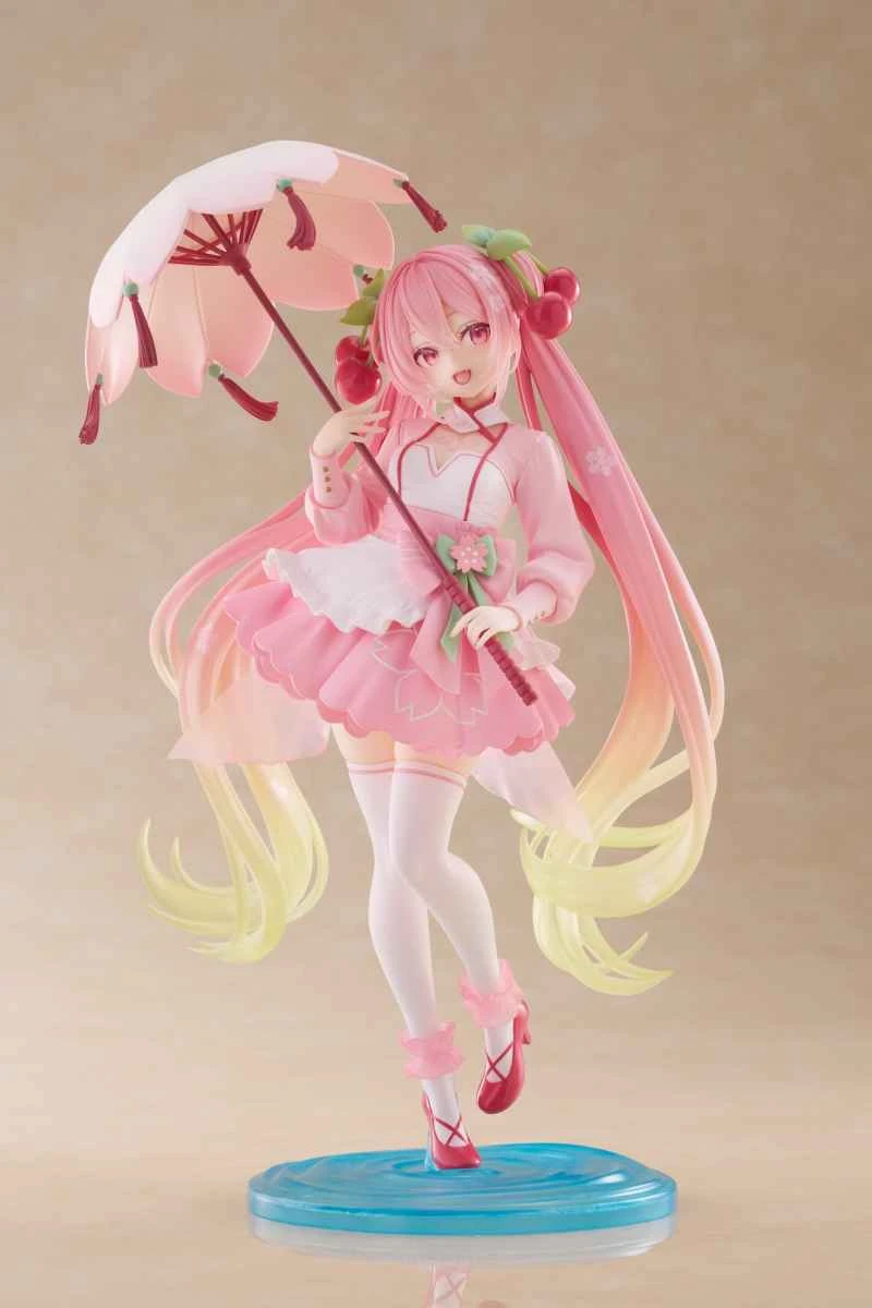(Pre-order) February 2026 TAITO Prize Figure AMP+ Hatsune Miku Sakura Miku (Sakura Dress Ver.)