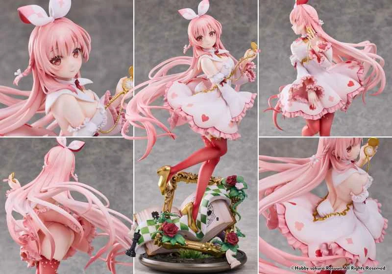 (Pre-order) August 2026 Hobby Sakura Rosu the White Rabbit Wonderland Ver. Deluxe 1/7 PVC Pre-made Figure with Bonus