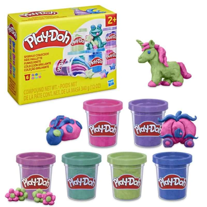 Hasbro Play-Doh Metallic 6-Pack Clay Set