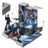 (Pre-order) Undetermined year/month NECA Console Heroes x Fire Chariots Sony PlayStation game play scene set
