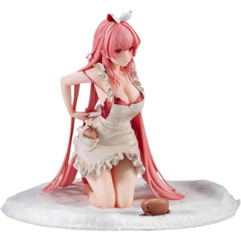 (Animester) Rosuuri White Rabbit Rosu Apron 1/7 PVC Pre-made Figure with Bonus