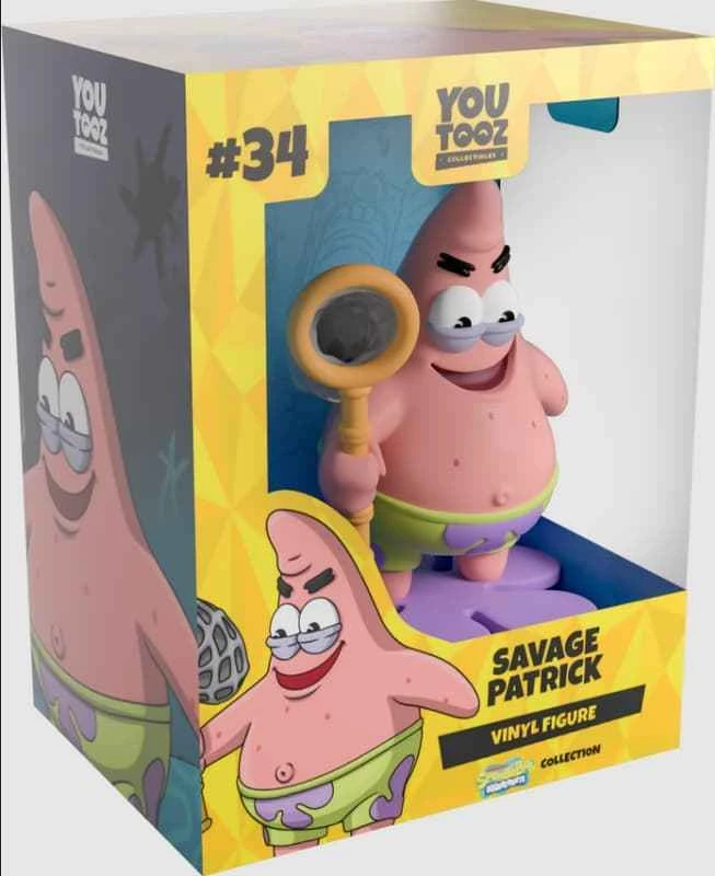 (Pre-order) May 2026 Youtooz SpongeBob SquarePants Patrick Star 4.4-inch Non-Articulated Vinyl Figure