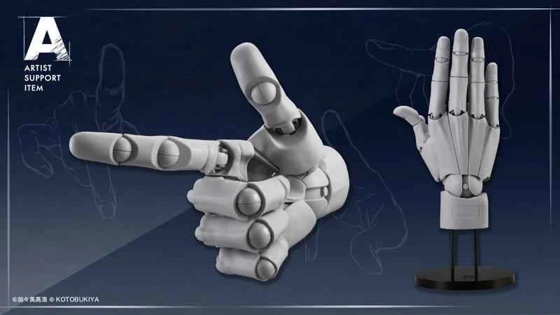 [Pre-order] Kotobukiya x Kagami Takahiro Japanese Ultimate Hand Figure Male Right Hand Gray Limited Edition 1/1 Scale Articulated Complete Figure (September 25)
