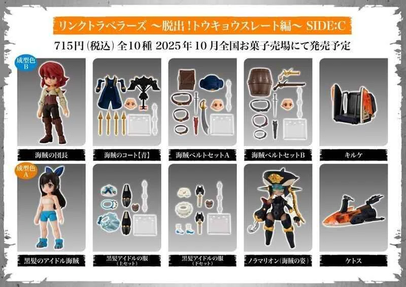 (Pre-order) October 2025 BANDAI Distributed Version: Traveler's Escape! Tokyo Slate Chapter SIDE:C Box Set of 10