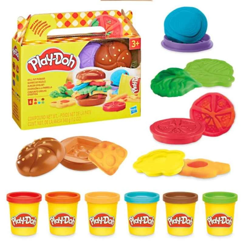Hasbro Play-Doh Delicious Creation Theme Game Set - Hamburger & Grill Set