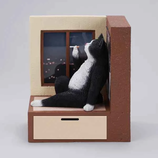 (Pre-order) March 2026 bid Toys JXK Philosopher Cat by the Window, Black and White