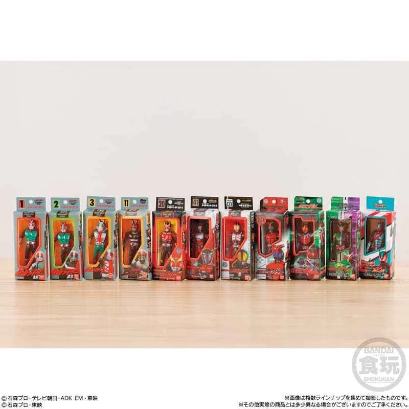 (Pre-order) March 2026 BANDAI Distributor Edition Kamen Rider Boxed Soft Vinyl Charm Box, 12pcs