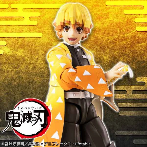 [Pre-order] August 2025 BANDAI Distributed SHF Demon Slayer: Kimetsu no Yaiba Zenitsu Articulated Figure