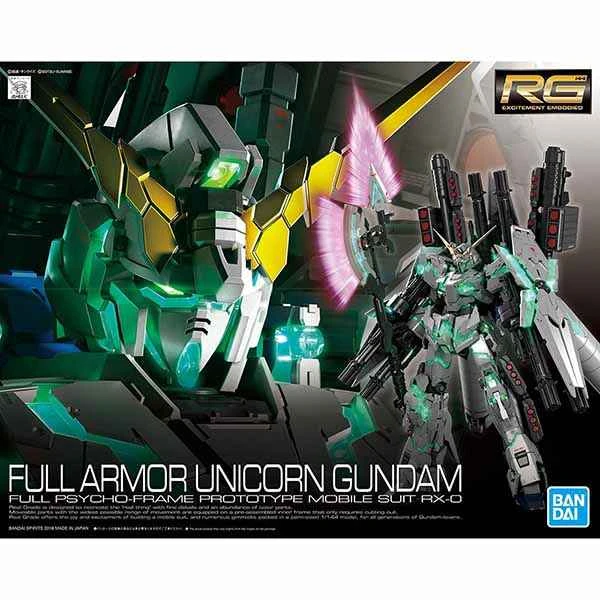 (BANDAI) Distributor Version Assembly Model RG 1/144 Mobile Suit Gundam UC Full Armor Unicorn Gundam