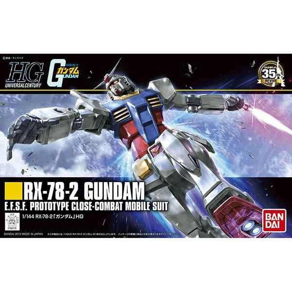 Gundam UC BANDAI Assembly Model HGUC 1/144 RX-78-2 Gundam 191