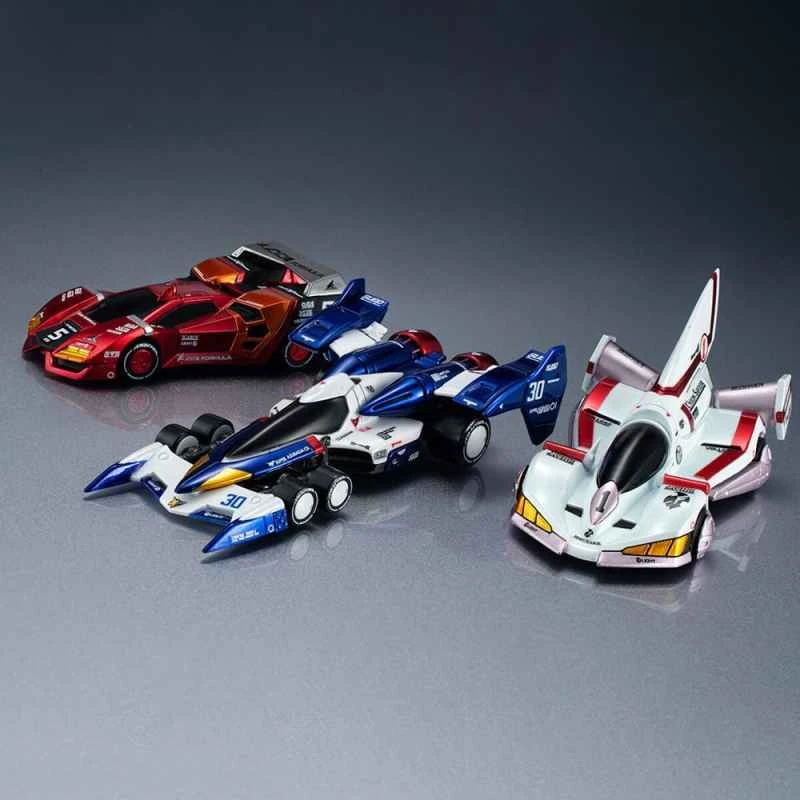 (MEGAHOUSE) CFC Lightning Thunder Car Fujioka Championship Final 3-Car Set with Bonus