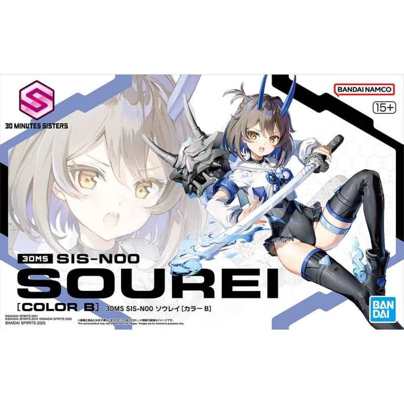 [In Stock] BANDAI Distributor Version Assembled Model 30MS Girl Light Combat SI S-N00 Aoi [Color B]