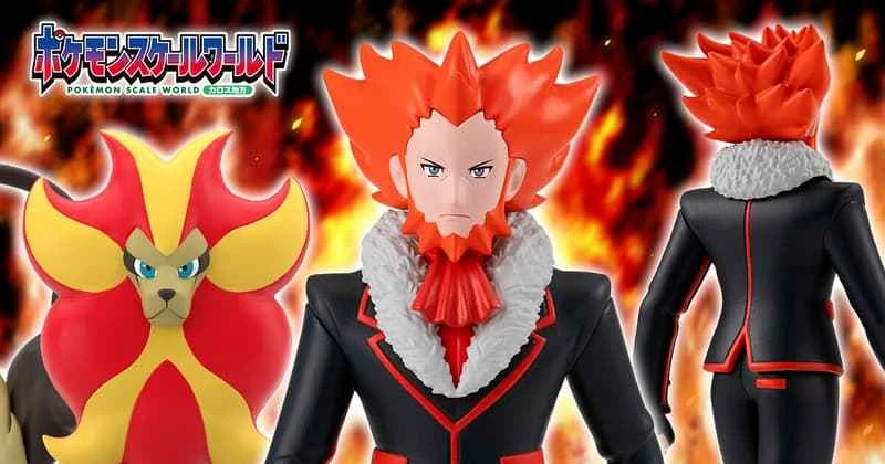 (Pre-order) June 2026 BANDAI Distributed Pokémon SCALE WORLD Kalos Region Lydari & Flame Lion Box Toy