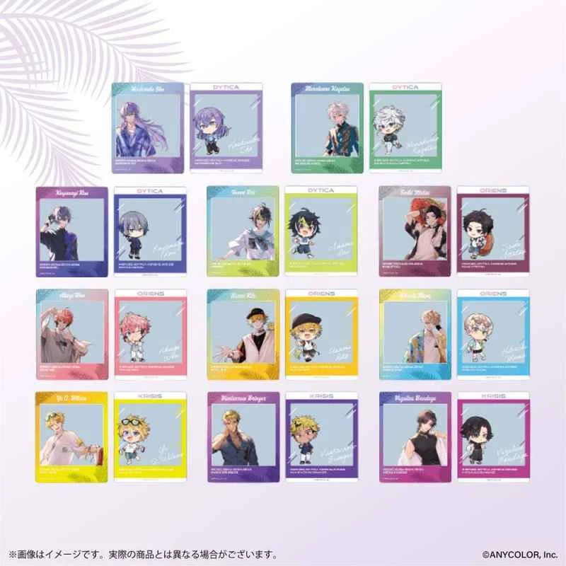 (eStream) Nijisanji Kuji, a Rainbow Society company, is giving away random blind bags of HEROES PP transparent photocards.