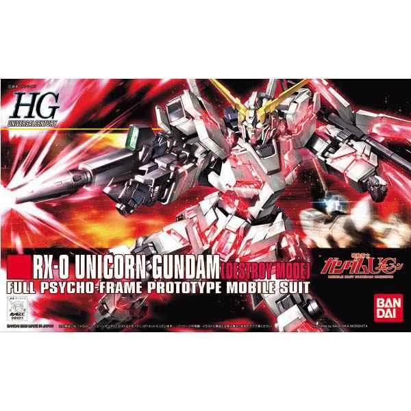 (In Stock) BANDAI Assembly Model UC HGUC 1/144 RX-0 UNICORN Unicorn Gundam Destroyer Mode 100