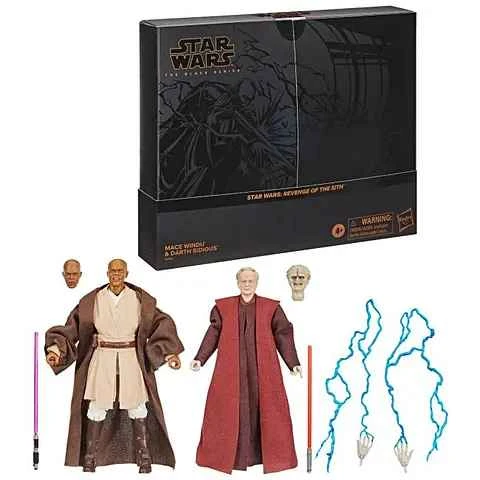 (Pre-order) Hasbro Star Wars Enchantress Yundo & Darth Sidious Double Set Black Label 6-inch Figures, October 2025