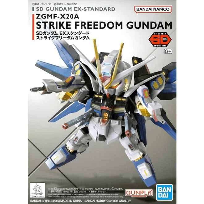 (BANDAI) Distributor-made assembly model SD Gundam BB Warrior EX-STANDARD Gundam Seed Destiny Attack Freedom Gundam