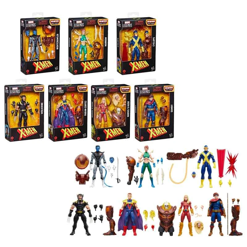 [In Stock] Hasbro Marvel X-Men Legends 6-inch Comic Characters BAF Set of 7