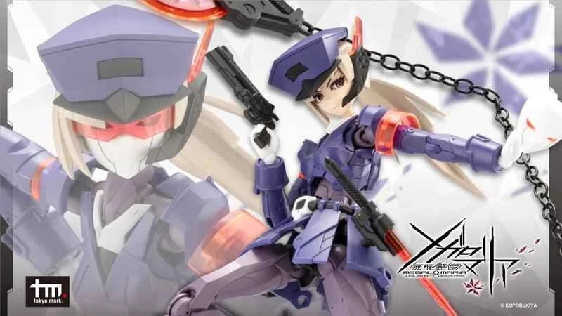 [Pre-order] Kotobukiya Japanese version of Valiant, the female police officer from the game "Infinite Encounters," assembly model, standard edition, due October 25th.
