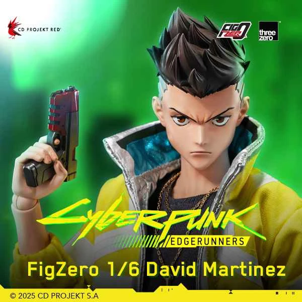 (Pre-order) December 2025 Threezero Distributor Edition FigZero Electric Rogue: The Edge Walker David Martinez 1/6 Scale Articulated Figure