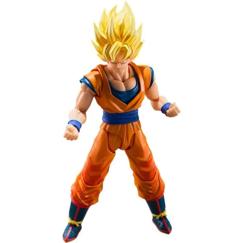 (BANDAI) S.H.F. Dragon Ball Z Super Saiyan Son Goku -The Opening of the Final Battle- Complete Articulated Figure