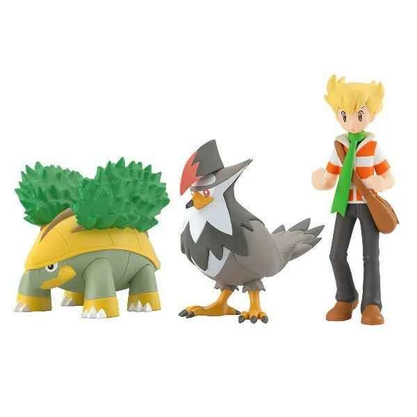 (Pre-order) November 2025 BANDAI Distributed Pokémon SCALE WORLD Sinnoh Region Ash, Turtwig, and Staraptor Box Toy