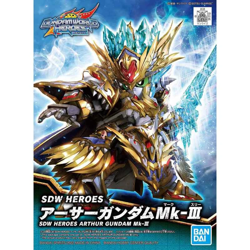 [BANDAI] Distributor Version Assembled Model SD Gundam World Heroes: Arthur Gundam Mk-III