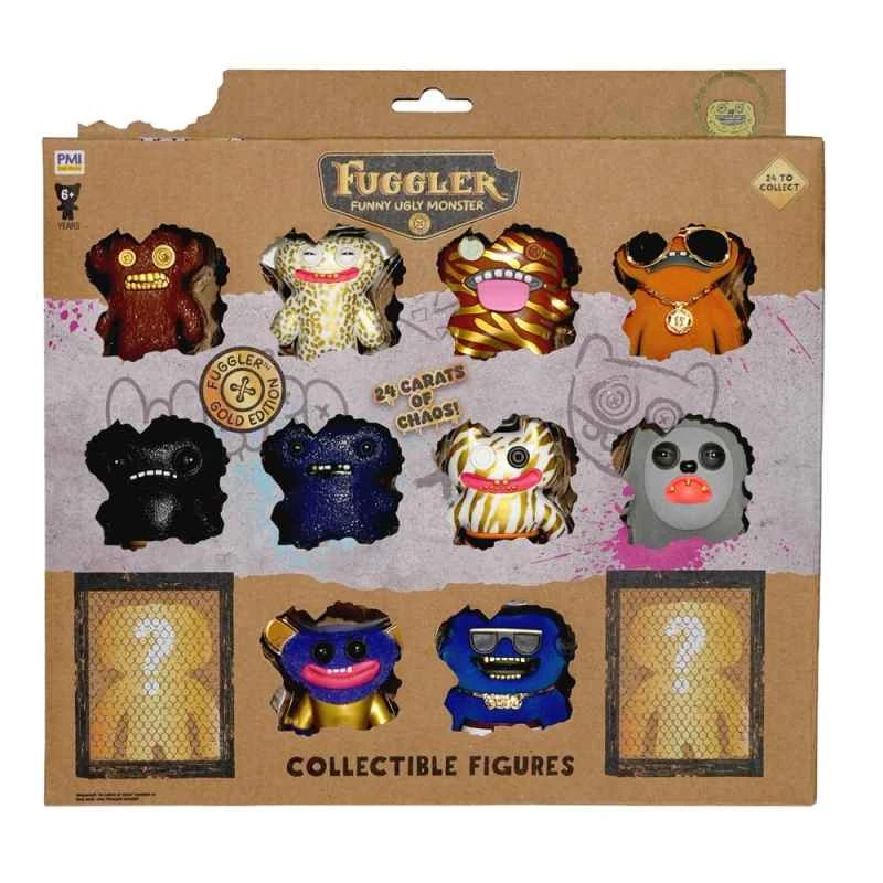 (Fuggler) Funky Toothbone Figurines S3 Gold Series 12-Piece Set (Random Shipment)
