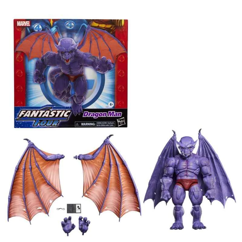 Hasbro Marvel Legends 6-inch Character: Marvel 4, Superman, Dragon Man
