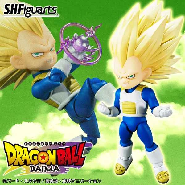 [Pre-order] October 2025 BANDAI Distributed SHF Dragon Ball Super Saiyan 3 Vegeta MINI - DAIMA - Articulated