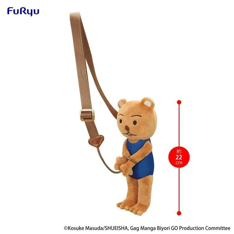 (Pre-order) January 26th, FURYU Prize Figure Funny Manga Hiyori Kumakichi Arrested Side Bag, Style B