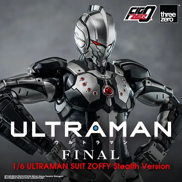 [Pre-order] June 2025 Threezero Distributor Edition FigZero 1/6 ULTRAMAN Anime Final Season Ultraman Battle Suit Zoffy Invisible Version