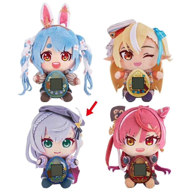 (BANDAI) Japanese PB Tamashii Soul Shop Limited Edition Tamagotchi HOLOLIVE FANTASYTCHIx Silver Noelle Plush