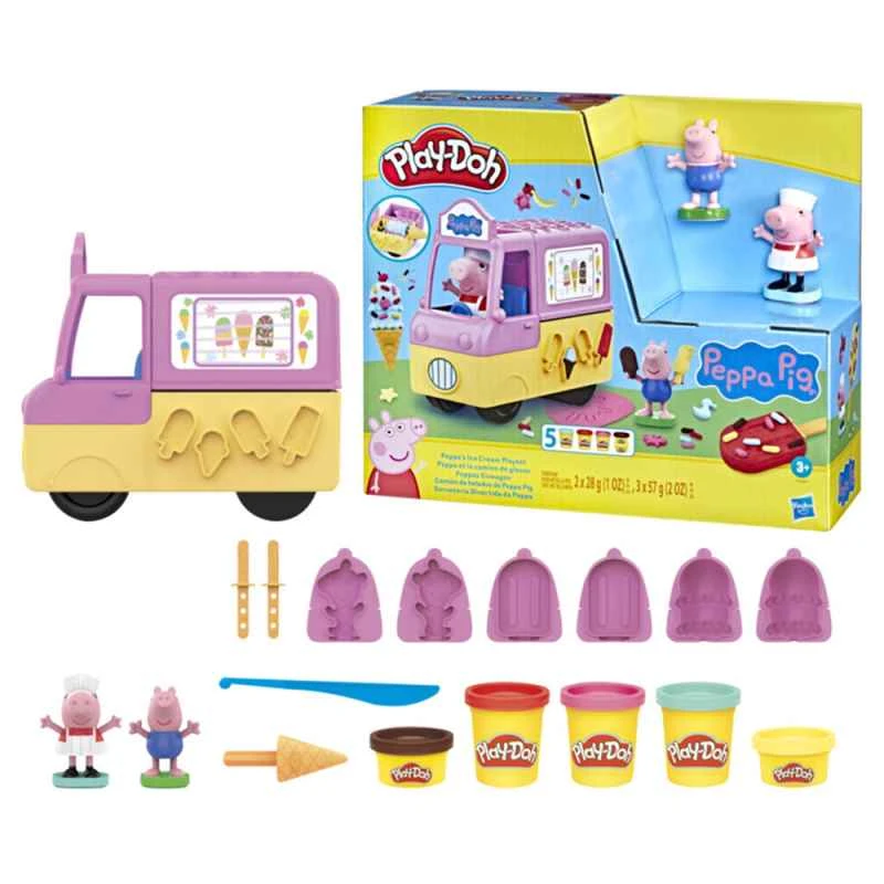 Hasbro Play-Doh Peppa Pig Ice Cream Truck Game Set