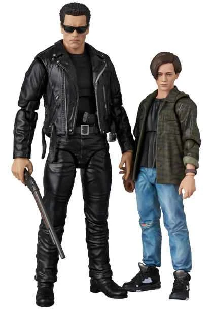 (Pre-order) April 26th, MAFEX Japanese version Terminator 2 T-800 (T2 ver.) & John Connor action figure