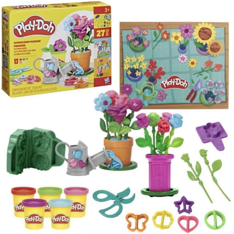 Hasbro Play-Doh Flower Shop Game Set