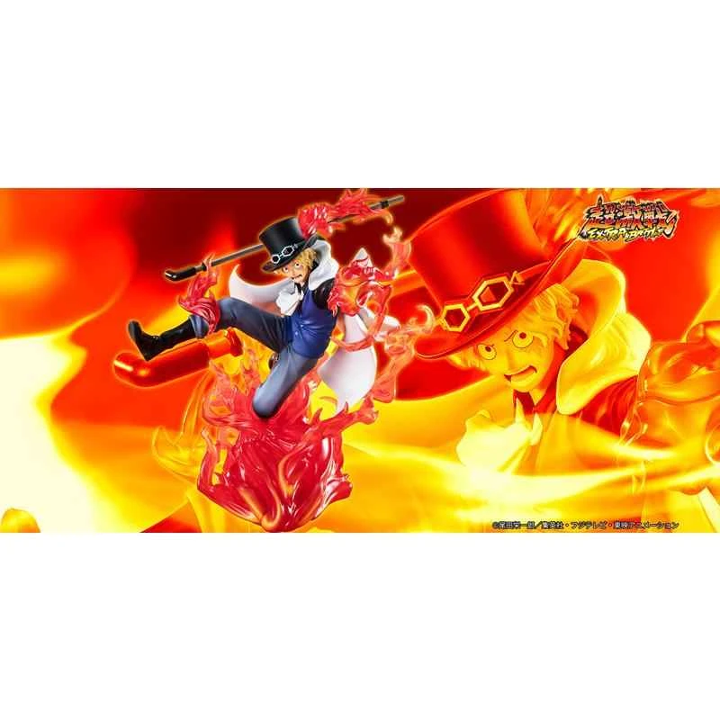 [In Stock] BANDAI Distributor Board Figuarts ZERO One Piece Super Battle Sabo Fire Fist King Hand Car