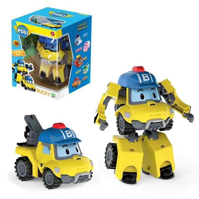 【POLI】Polly Rescue Little Heroes New 4-inch Transforming Bucky