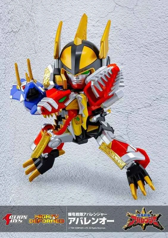 (Pre-order) December 2025 Action Toys MIGHTY DEFORMED Bakuryu Sentai Abaranger Abarango Action Figure