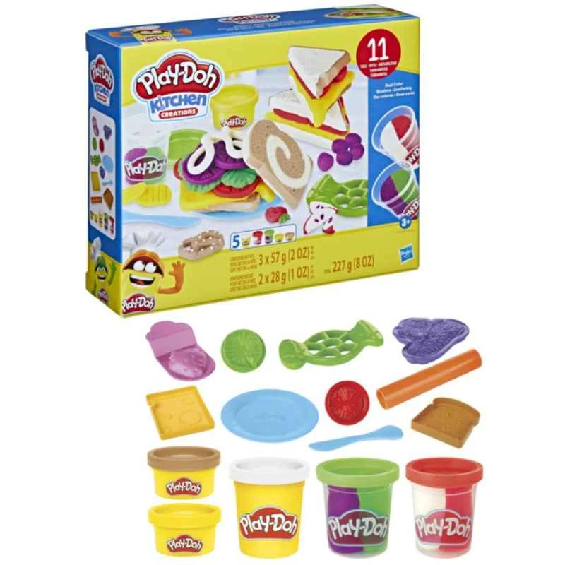 Hasbro Play-Doh Kitchen & Food Game Set Sandwich Kit