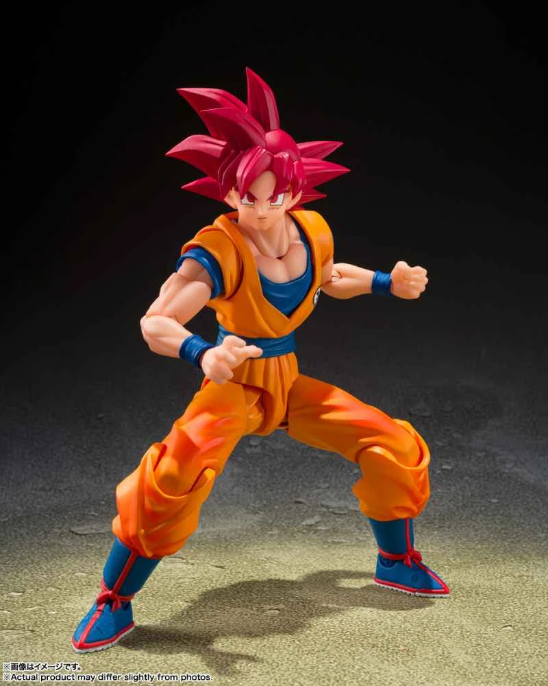 (Pre-order) June 2026 BANDAI Distributed SHF Dragon Ball Super Saiyan God Son Goku (with divine aura surrounding him)