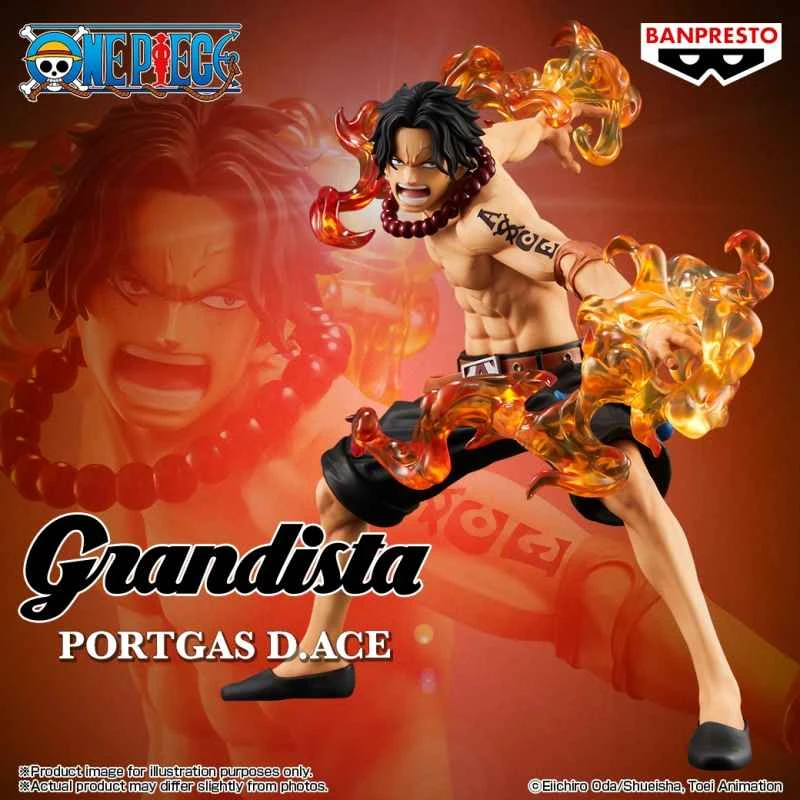(Pre-order) April 2026 BANPRESTO Agency Edition Grandista One Piece Portgas D. Ace Special Edition Prize Figure