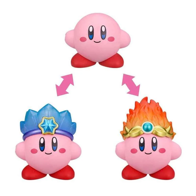 (BANDAI) Distributed Kirby Transformation! Copy Ability Ice and Fire Plush Toy