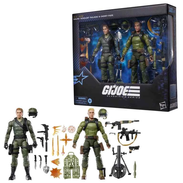 (Pre-order) November 2025 Hasbro Special Forces Steeler Pulaski & Short-fuze Elite Series 6-inch Character Duo Set