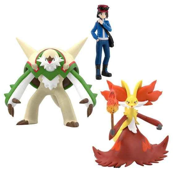 (Pre-order) February 2026 BANDAI Distributed Pokémon SCALE WORLD Kalos Region Karumu & Bricaron & Wickfire Red Fox Box Toy