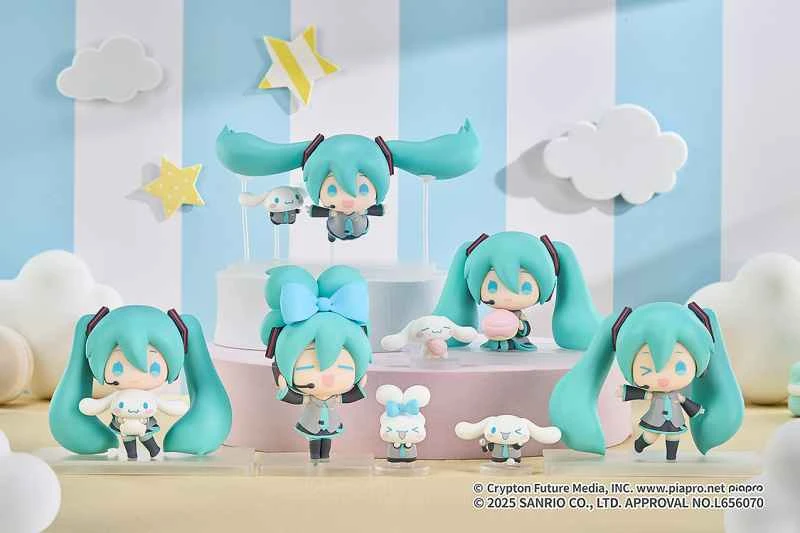 (Pre-order) July 2026 Good Smile Company Official Version Hatsune Miku x Cinnamoroll Collector's Series Model Set (5 pieces per medium box)