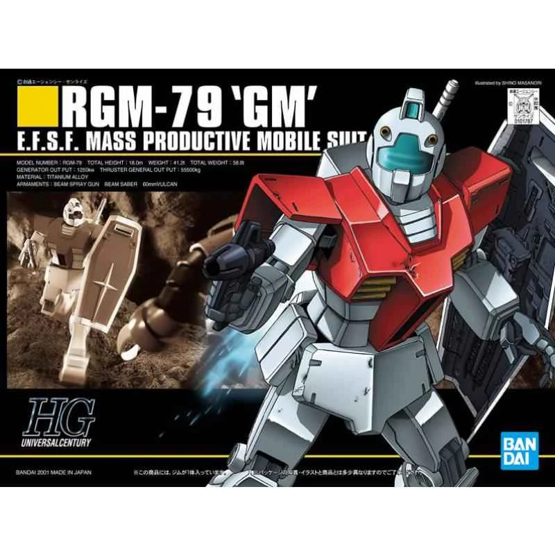 【BANDAI】 HGUC 1/144 Mobile Suit Gundam RGM-79G GM #020 (Distributor Version)