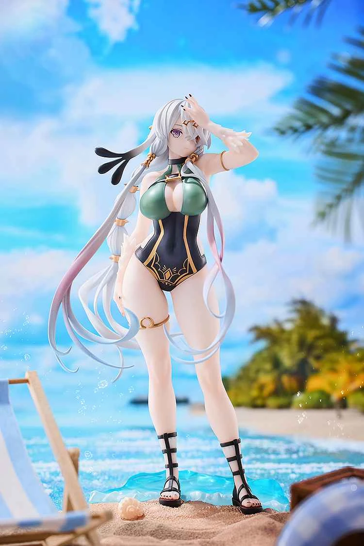 [Pre-order] September 2025 Solan distributor version of Atelier Ryza: Linked Knights - Lila Desias Swimsuit Ver. 1/7 PVC pre-made figure with bonus collector's card.