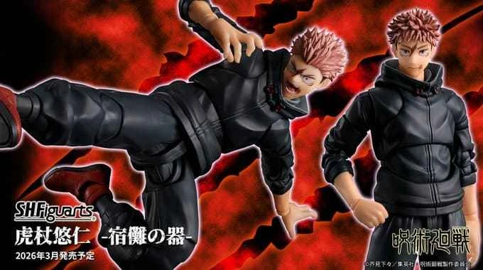 (Pre-order) March 2026 BANDAI Distributed SHF Jujutsu Kaisen Yuujin Itadori - Sukuna no Kagura - Articulated Figure