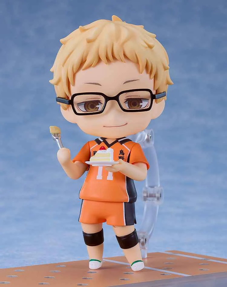 (In Stock) ORANGE ROUGE Distributor Edition Haikyuu!! Tsukishima Kei, New Karasuno Ver. Articulated Nendoroid